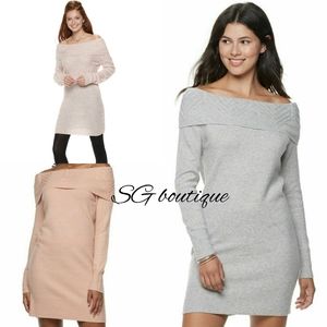 🆕⭐Cozy heather grey oversized sweater tunic